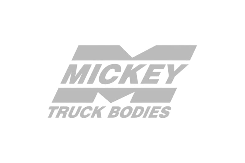 Mickey Truck Bodies's logo black and white