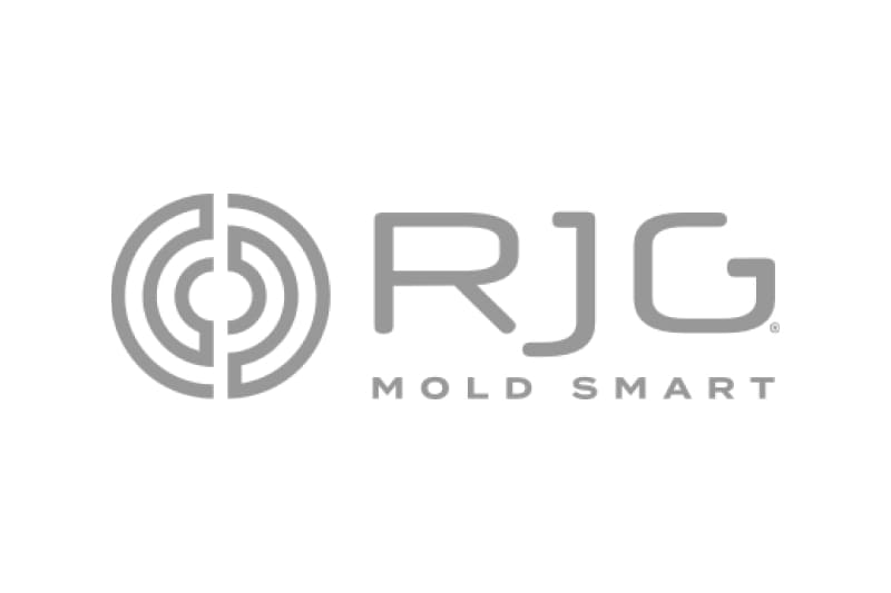 RJG's logo black and white