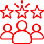 red costumer icon