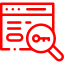 keyword red icon