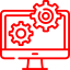 settings red icon