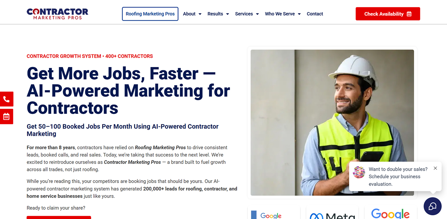 Contractor Marketing Pros's Homepage