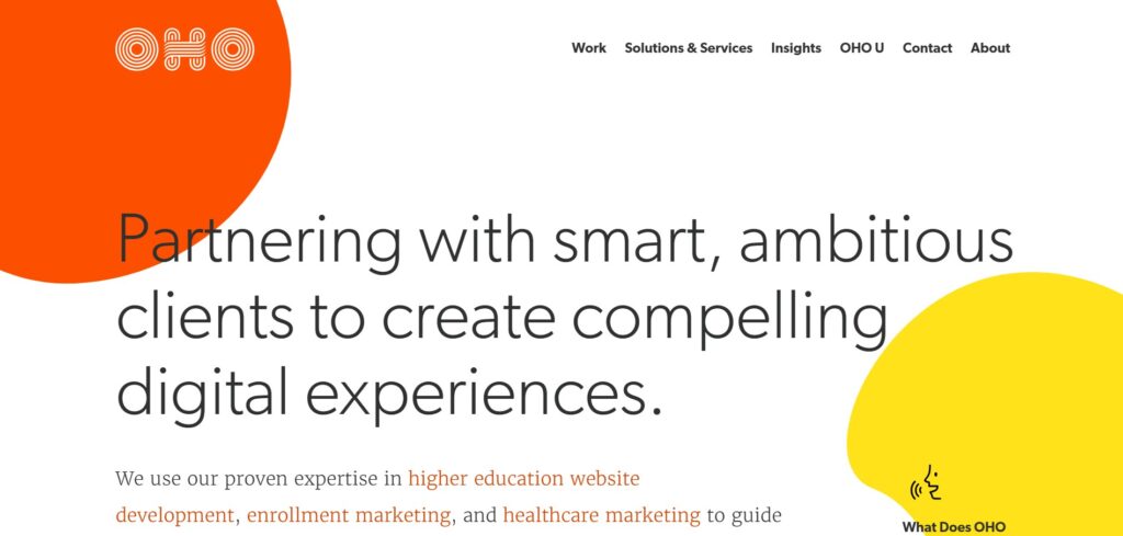 OHO Interactive's Homepage