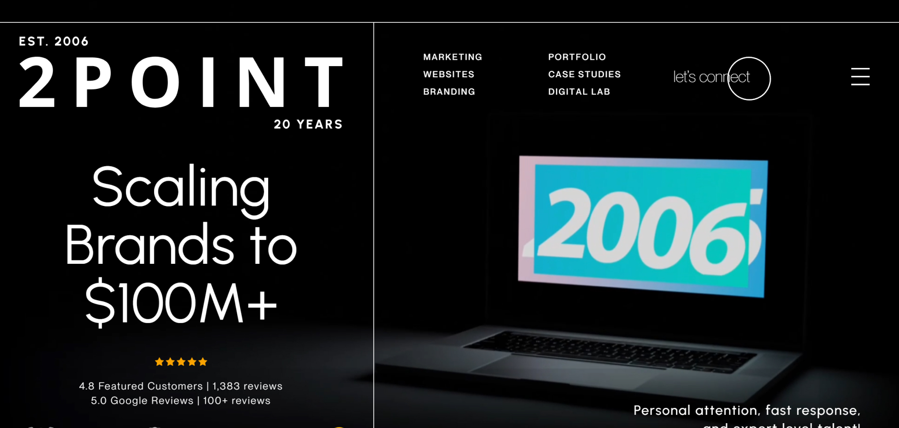 2POINT Agency's Homepage