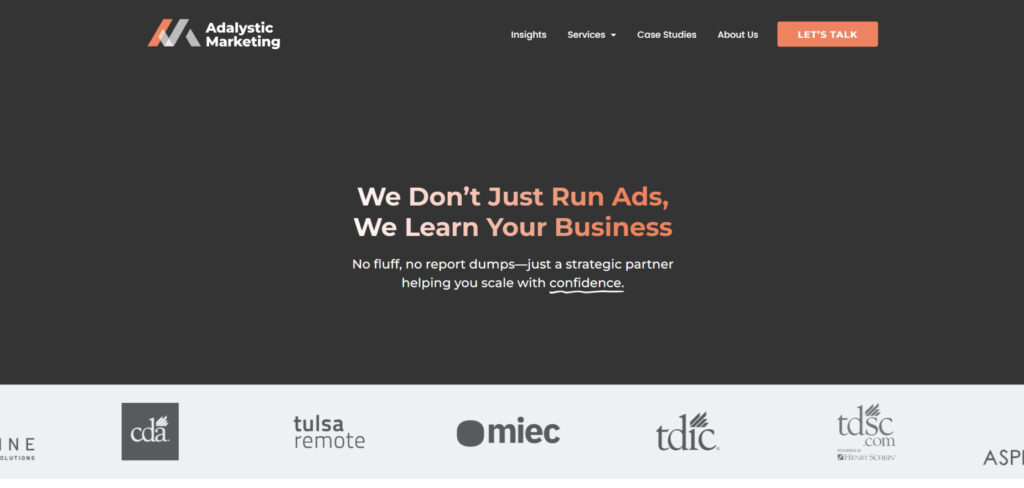 Adalystic Marketing's Homepage