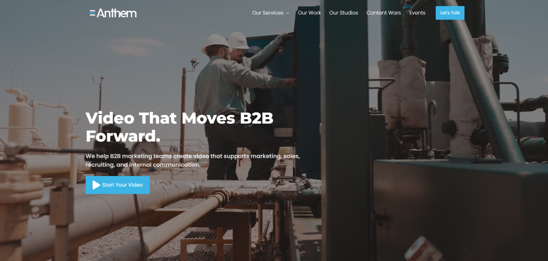 Adhere Creative's Homepage