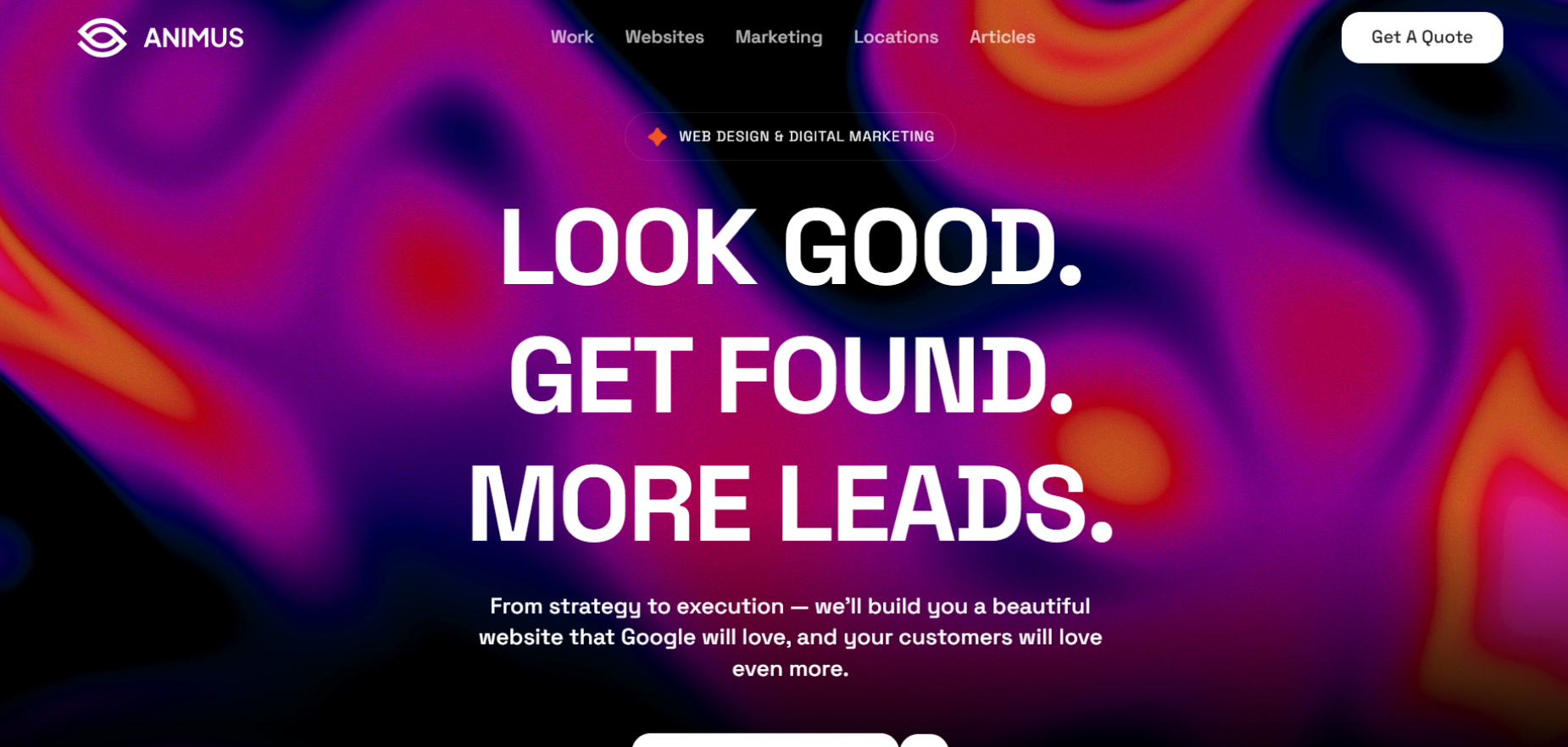 Animus Digital's Homepage