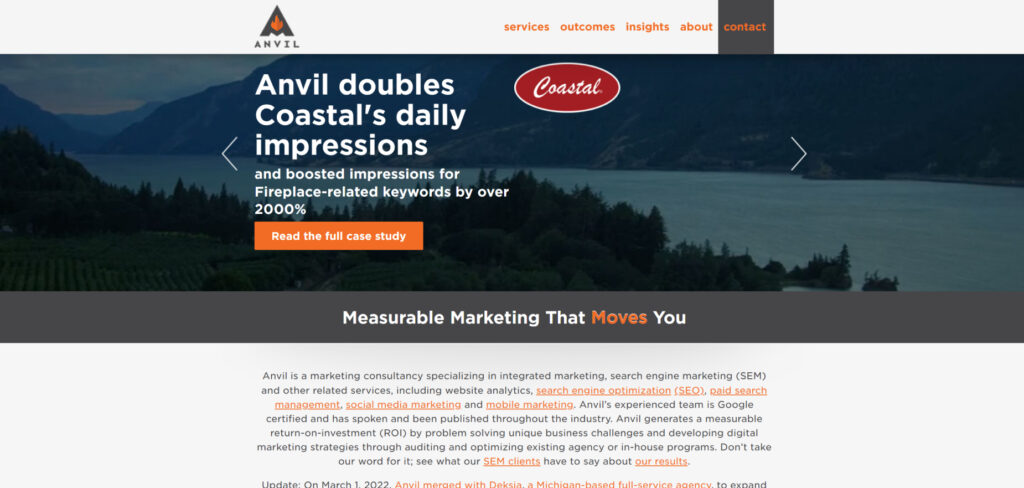 Anvil Media's Homepage