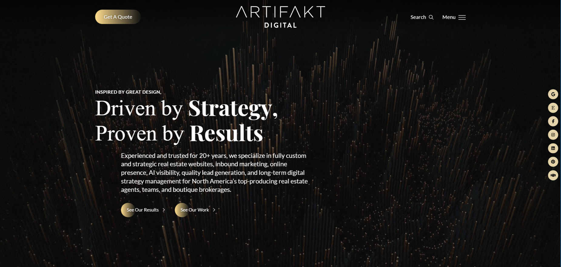 Artifakt Digital's Homepage