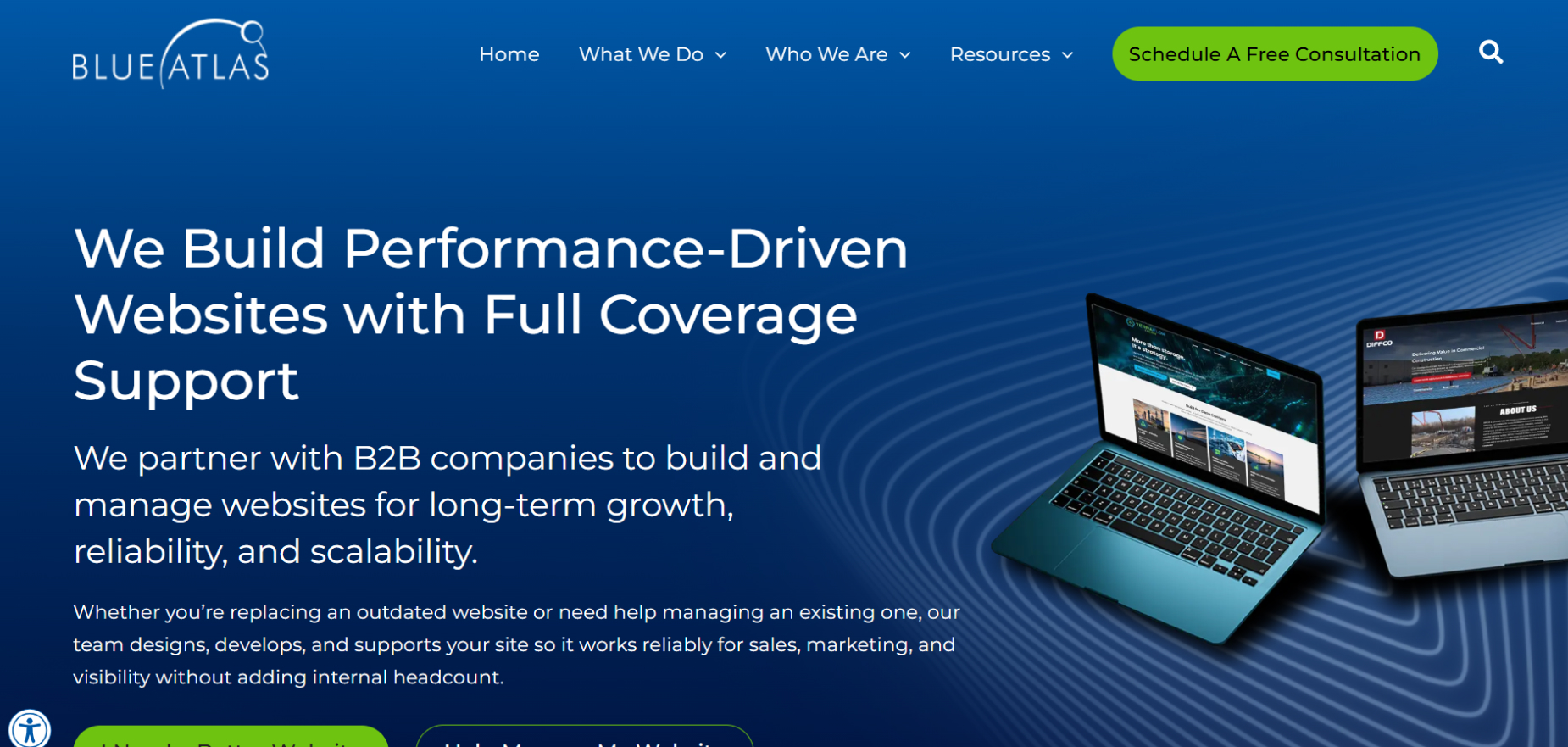 Blue Atlas Marketing's Homepage