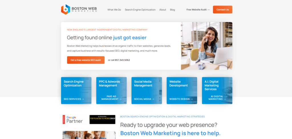 Boston Web Marketing's Homepage