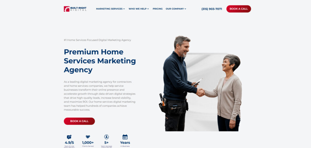 Built Right Digital's Homepage