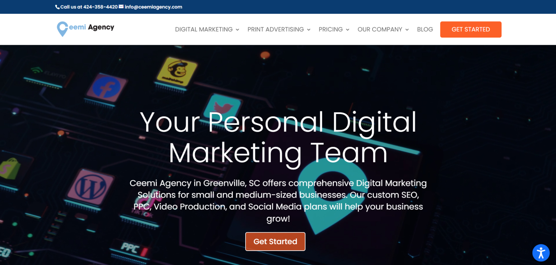 Ceemi Agency's Homepage