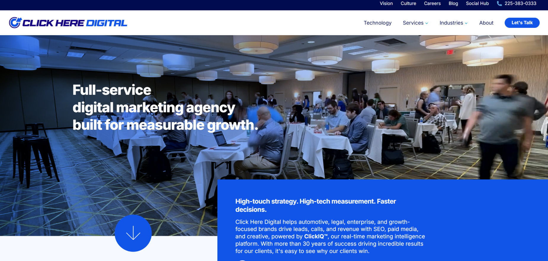 Click Here Digital's Homepage