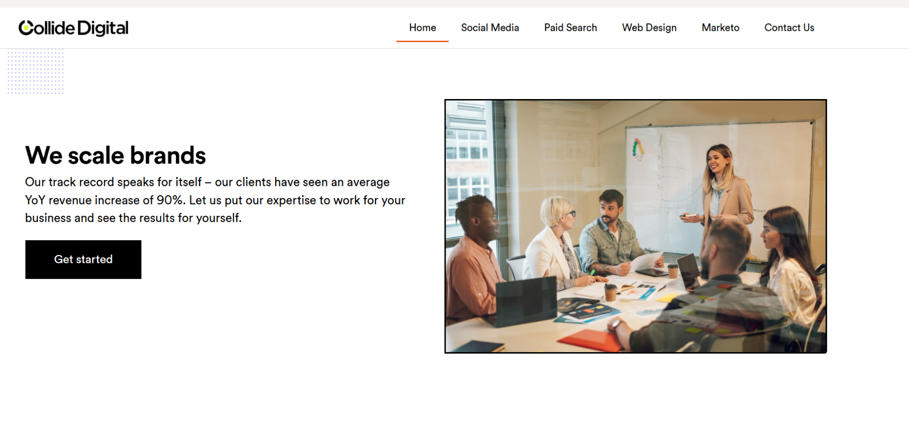 Collide Digital's Homepage