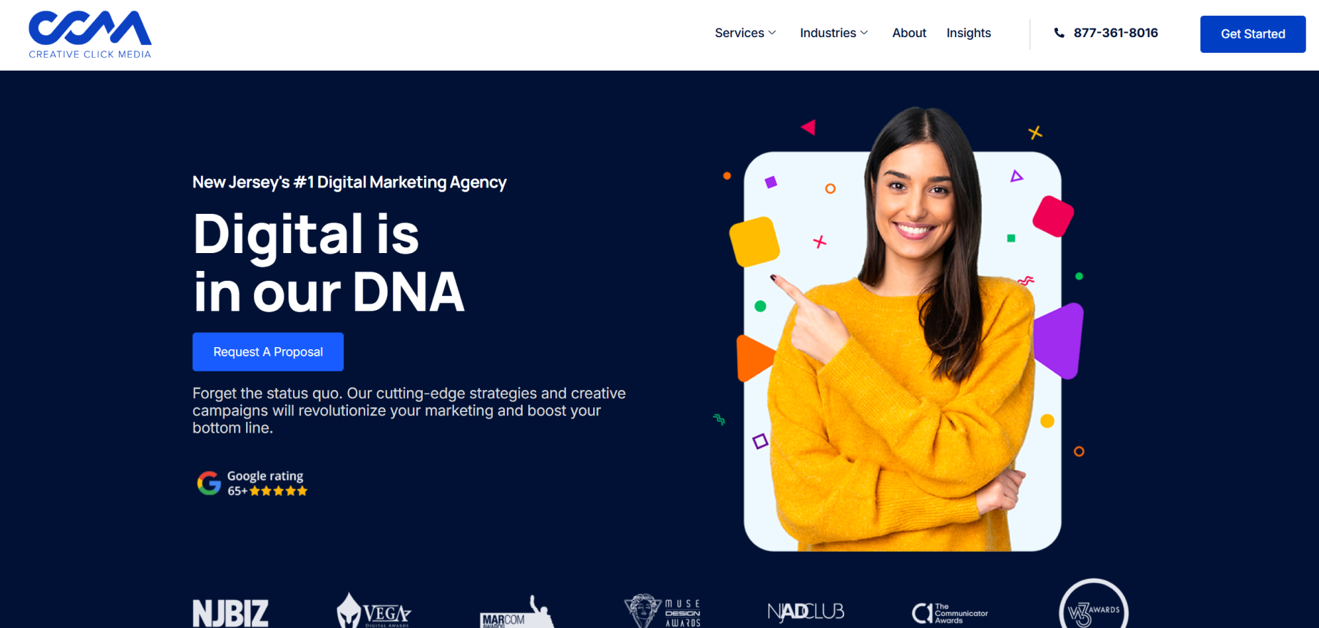 Creative Click Media's Homepage