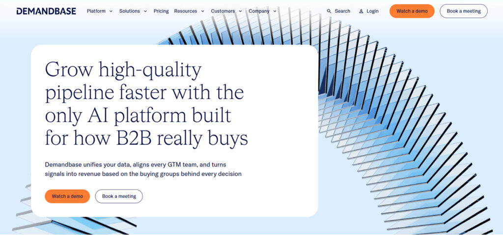 Demandbase's Homepage