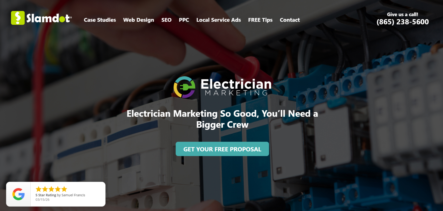 Electrician Marketing Co's Homepage