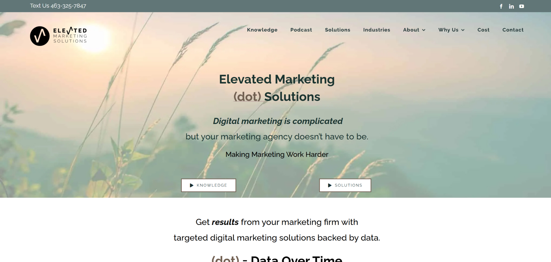 Elevated Marketing Solutions's Homepage