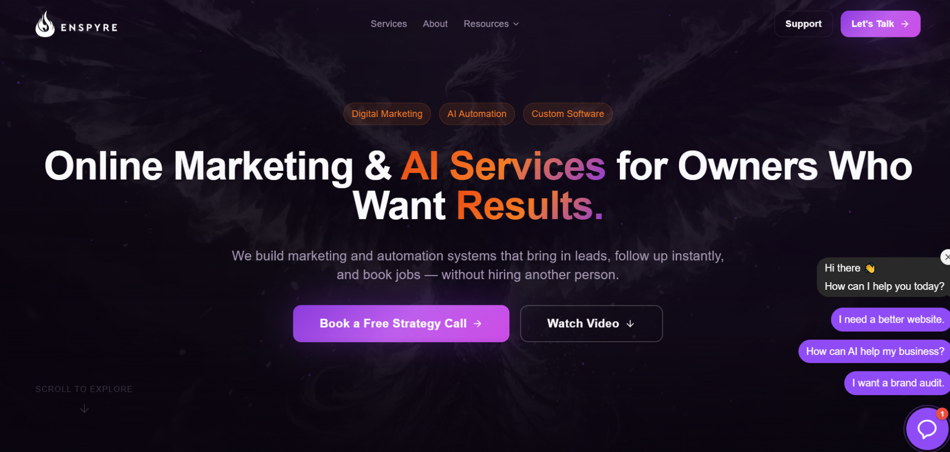 Enspyre Digital's Homepage