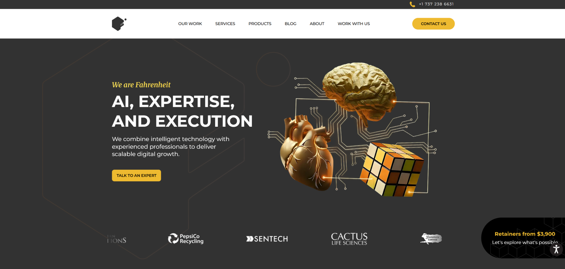 Fahrenheit Marketing's Homepage