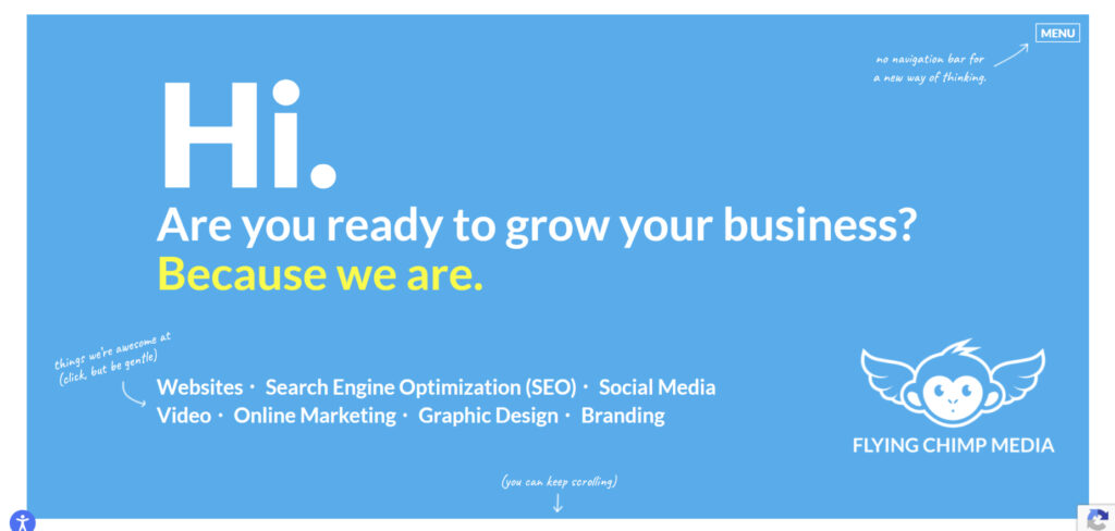 Flying Chimp Media's Homepage