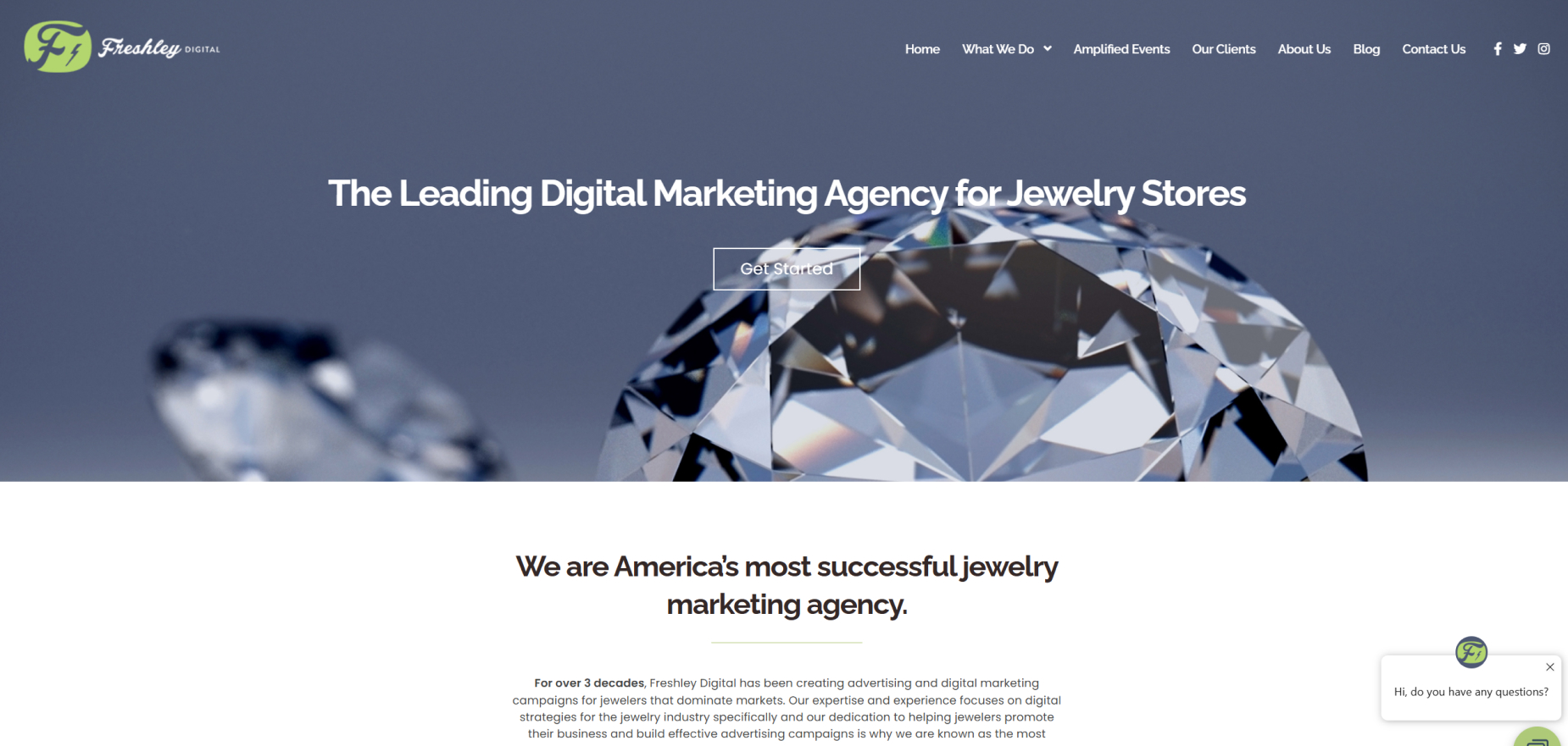 Freshley Digital's Homepage