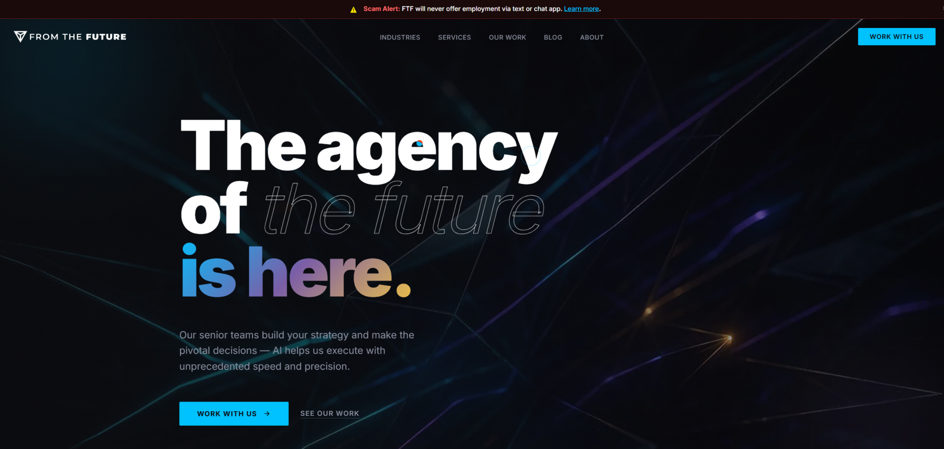 From the Future's Homepage