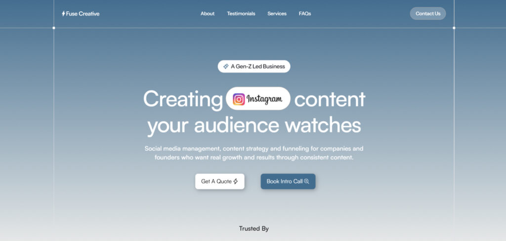 Fuse Creative's Homepage