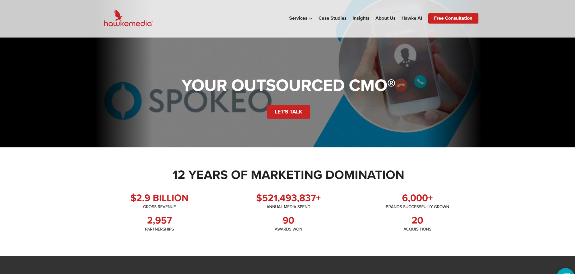 Hawke Media's Homepage