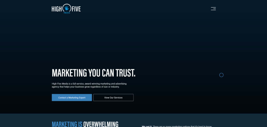 High Five Media's Homepage