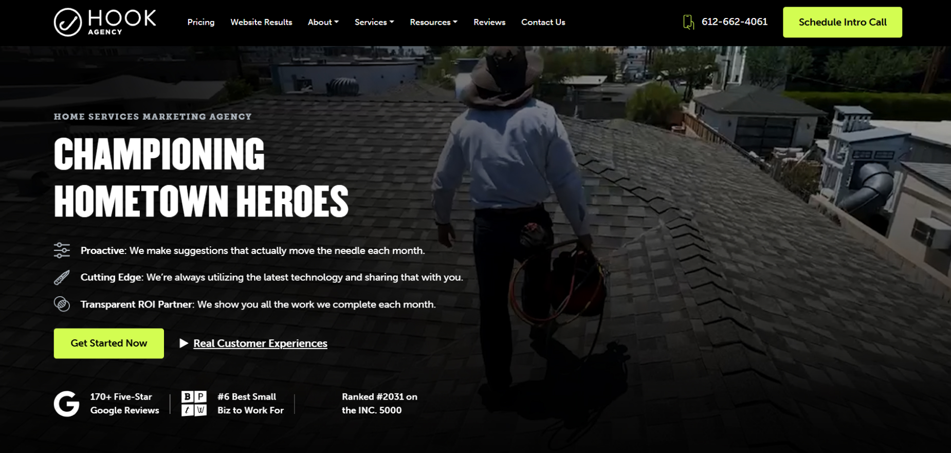 Hook Agency's Homepage