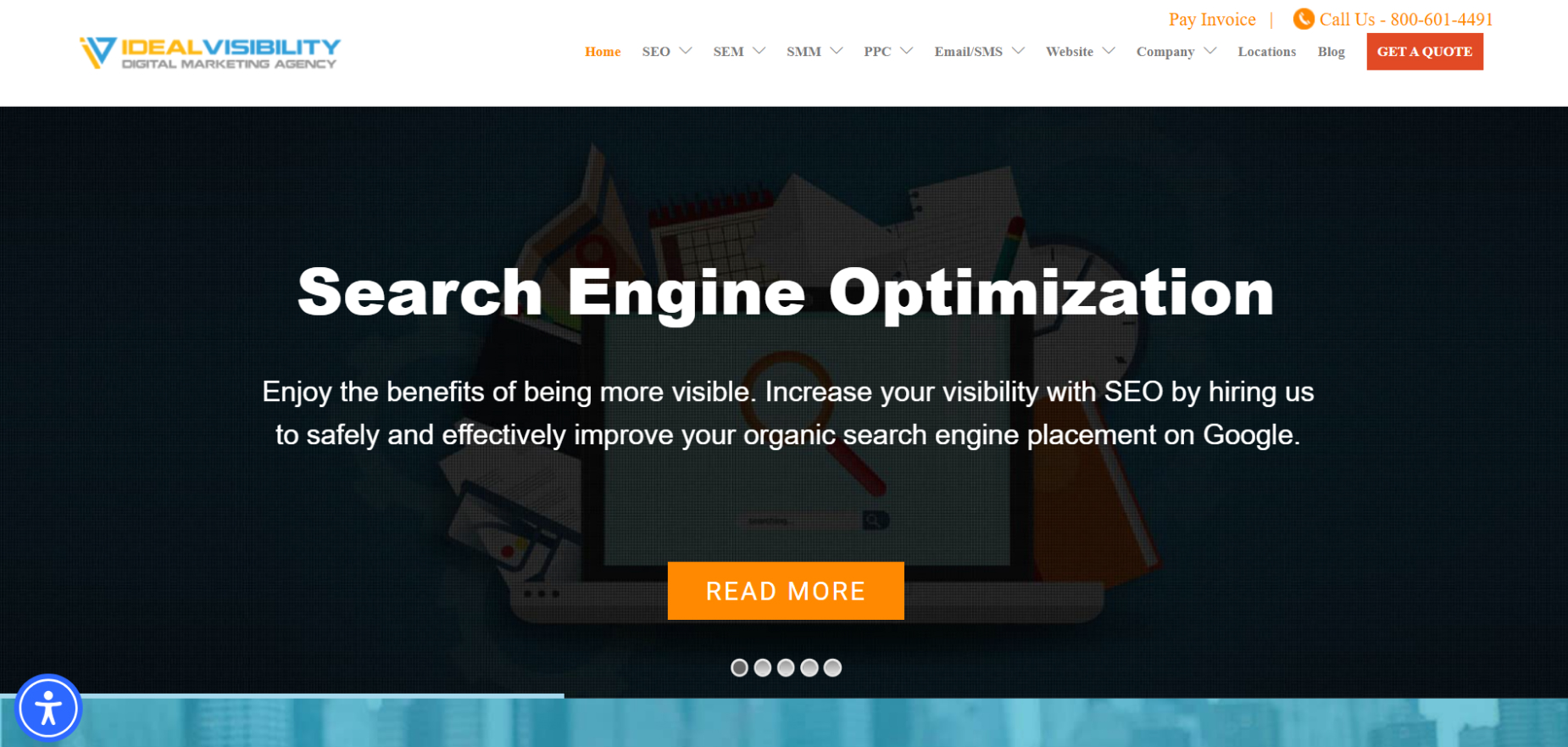 Ideal Visibility's Homepage