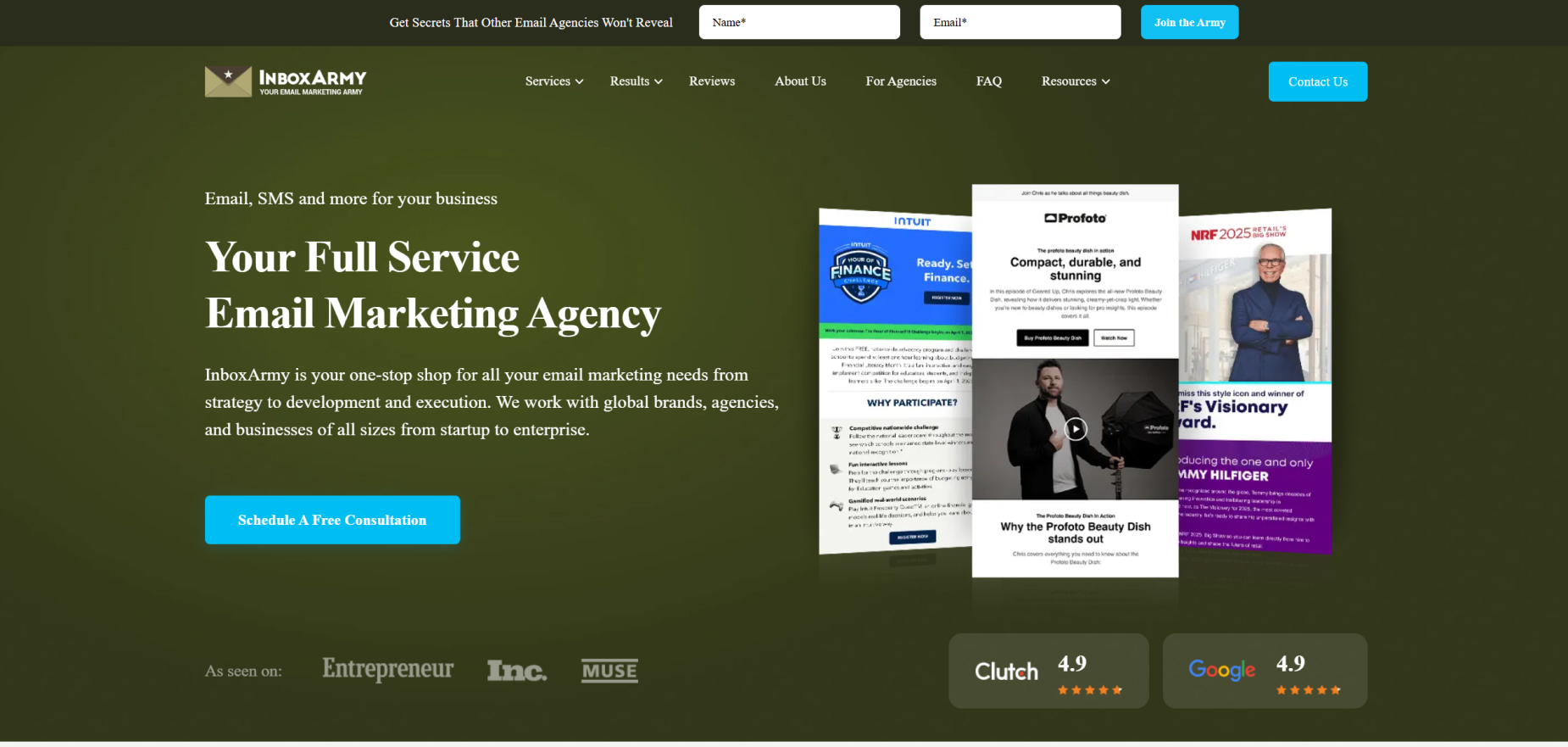 Inbox Army's Homepage