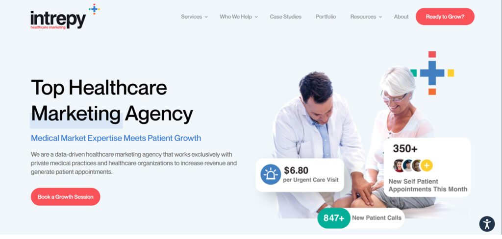 Intrepy Healthcare Marketing's Homepage