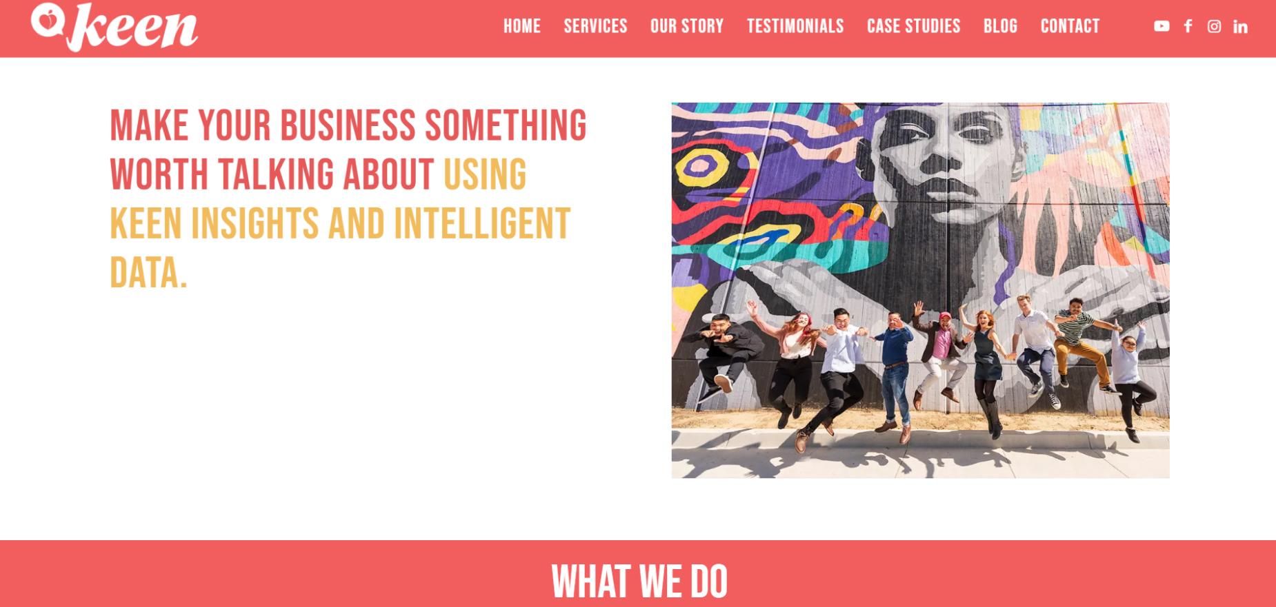 Keen Social's Homepage