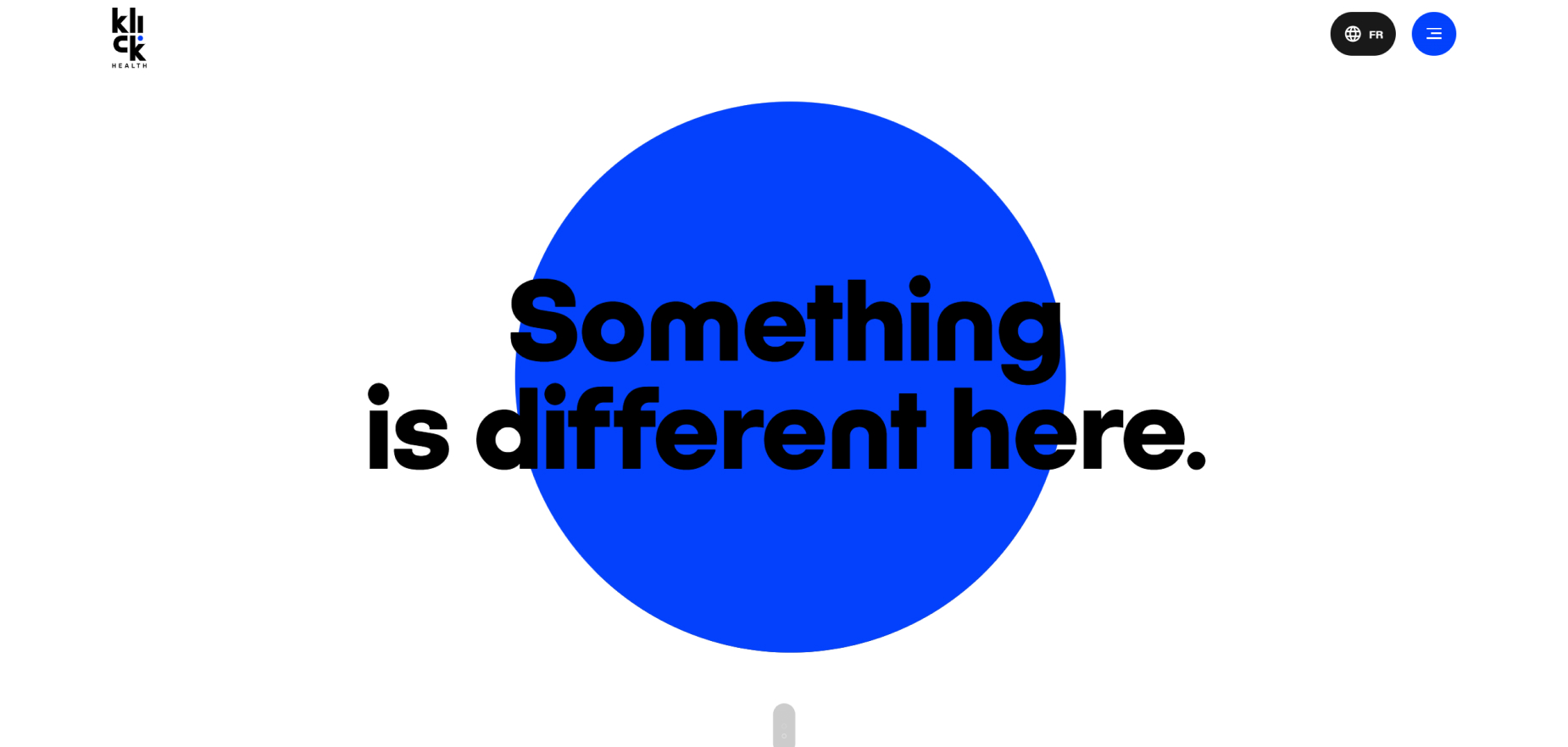 Klick Health's Homepage