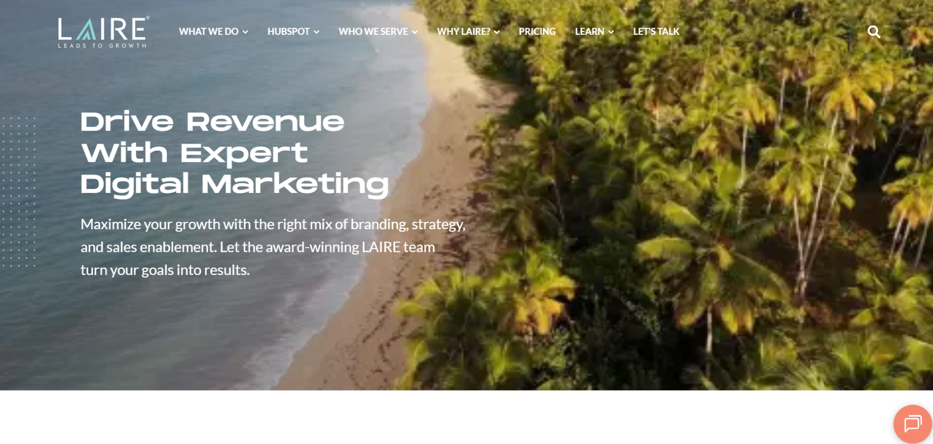 Laire Digital Marketing's Homepage