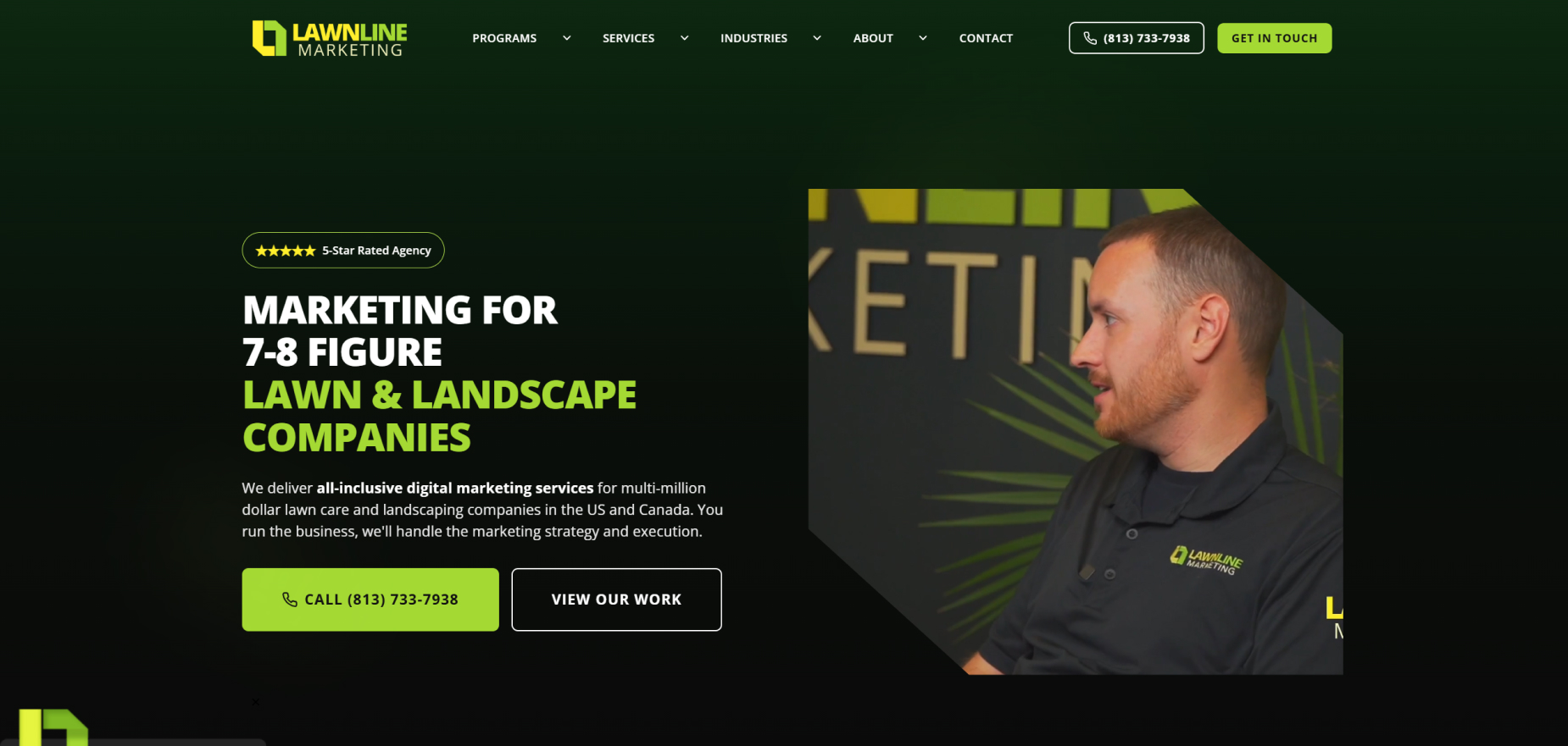 Lawnline Marketing's Homepage