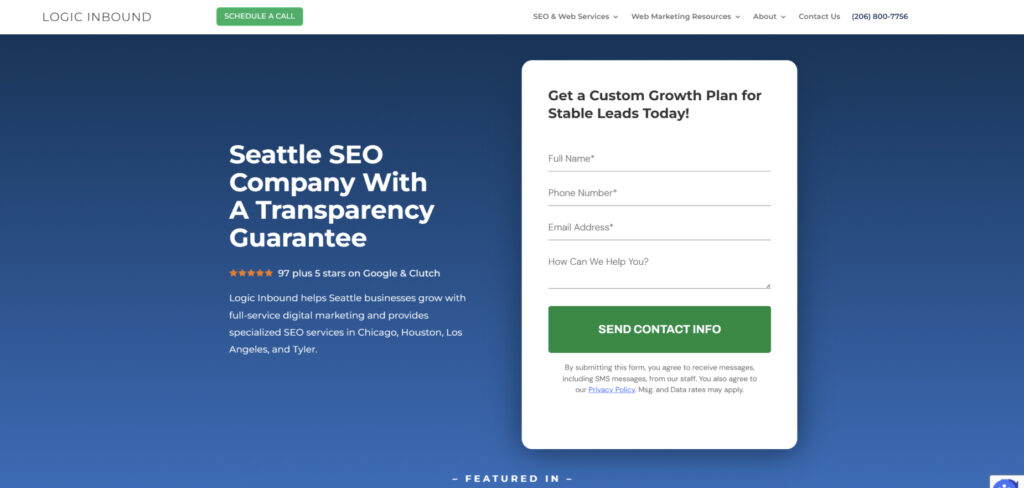 Logic Inbound's Homepage