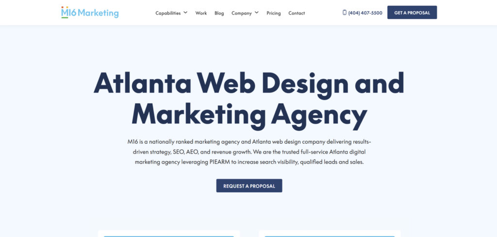 M16 Marketing's Homepage