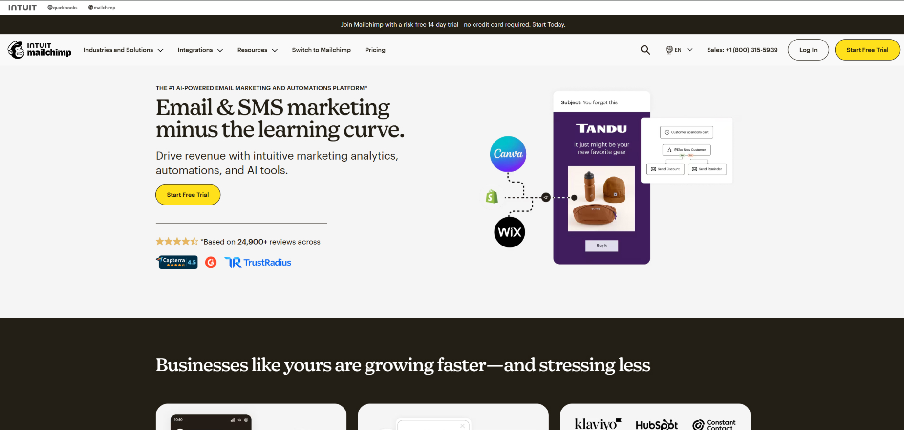 Mailchimp & Co Agency Program's Homepage