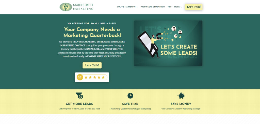 Main Street Marketing's Homepage