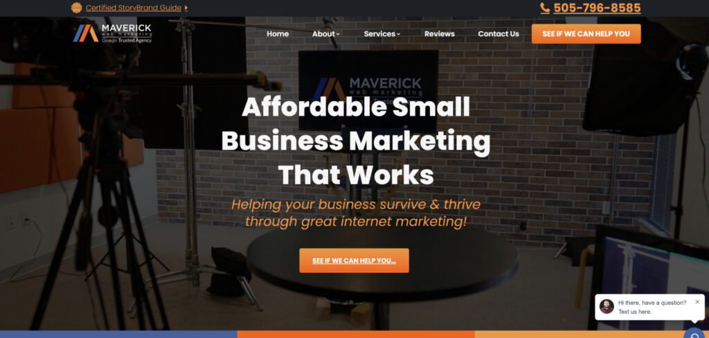 Maverick Web Marketing's Homepage