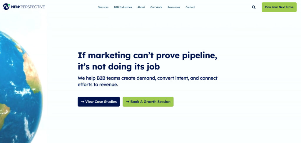 New Perspective's Homepage