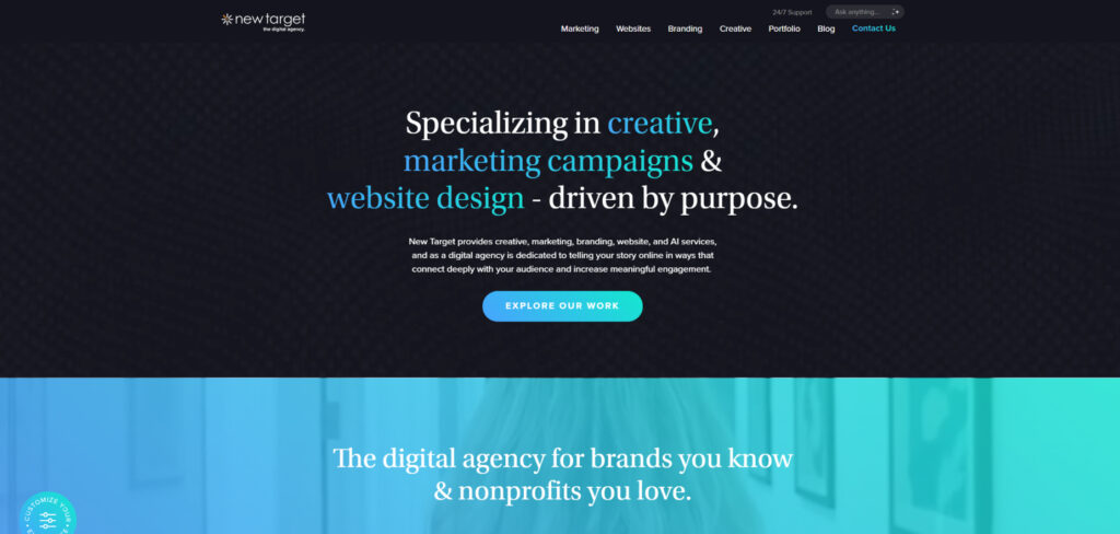 New Target's Homepage