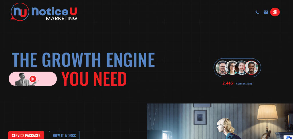 Notice U Marketing's Homepage