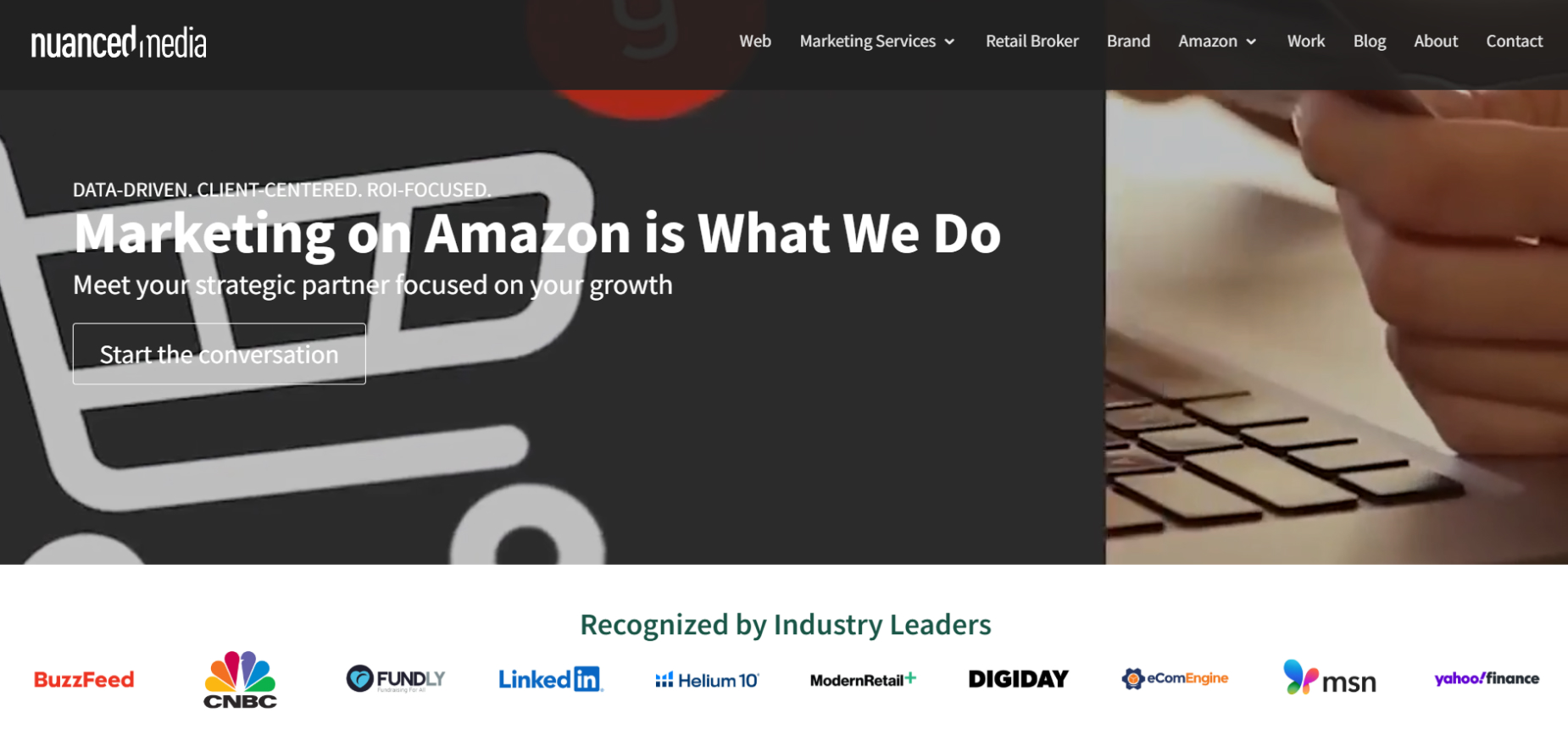 Nuanced Media's Homepage