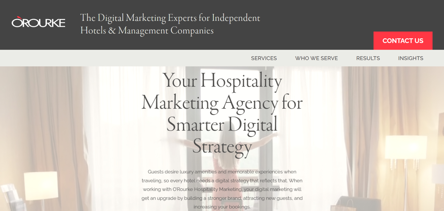 O'Rourke Hospitality Marketing's Homepage