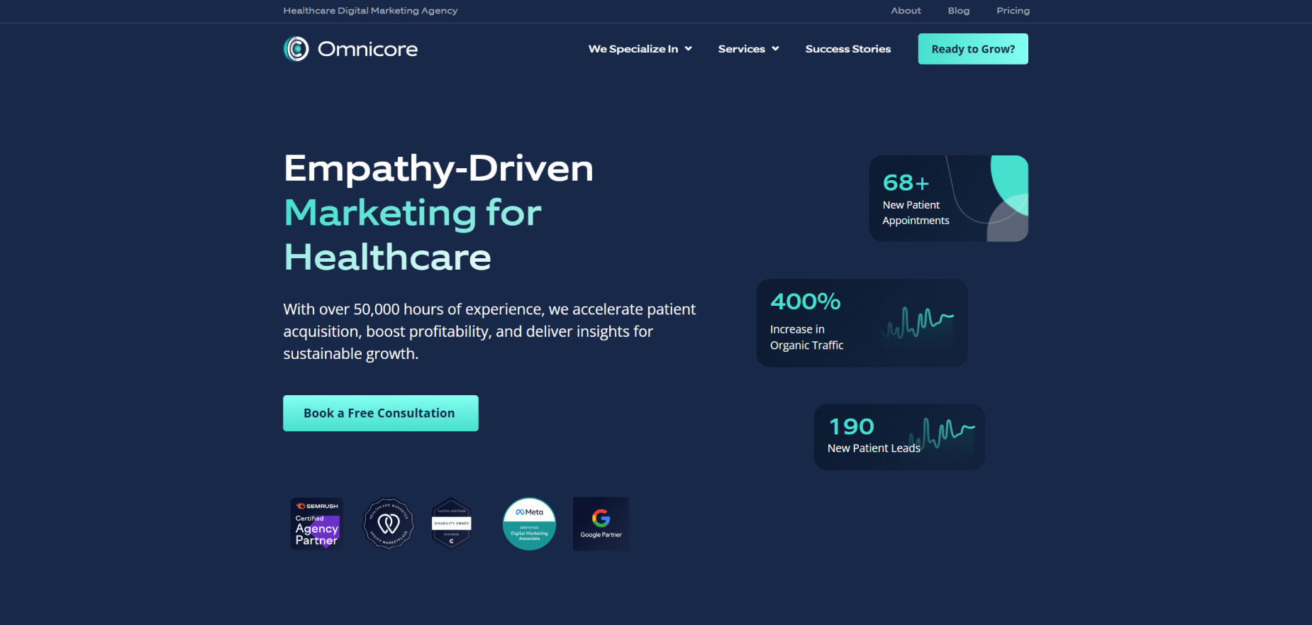 Omnicore Agency's Homepage